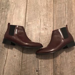 Gap leather Low heel booties